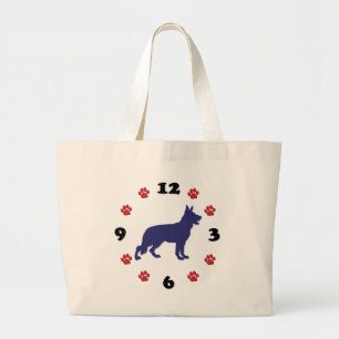 German Shepherd Large Tote Bag