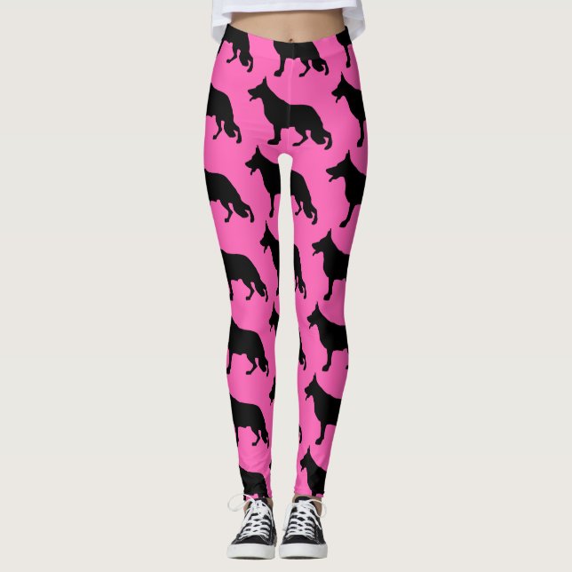 German Shepherd Leggings (Front)