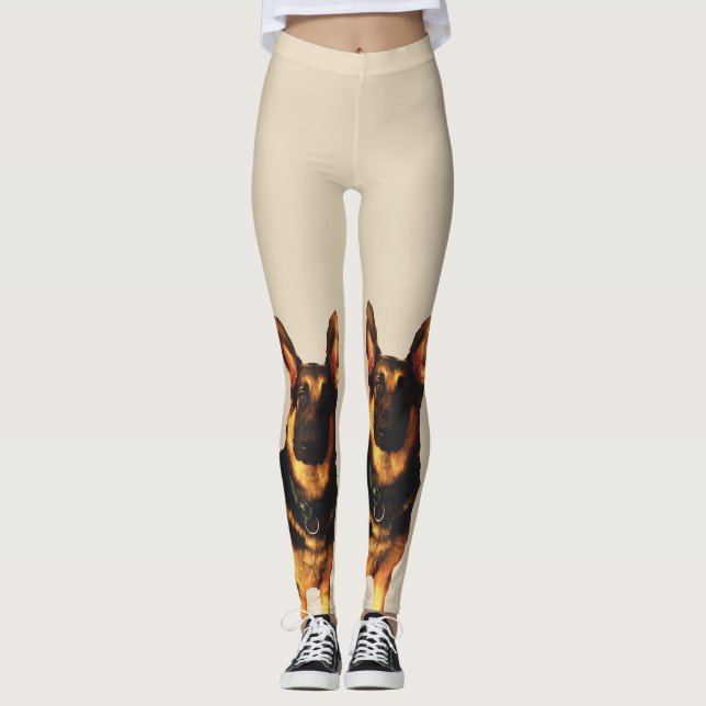 GERMAN SHEPHERD leggings (Front)