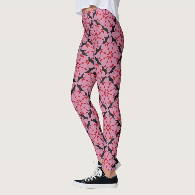 German Shepherd Leggins Leggings (Left)