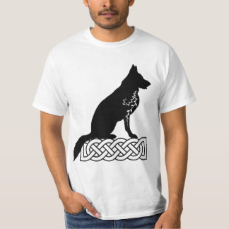 German Shepherd Loki Sailor’s Knot Black T-Shirt