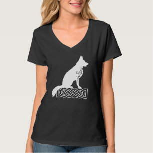 German Shepherd Loki Sailor’s Knot White T-Shirt