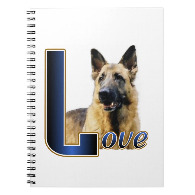 German Shepherd Love Notebook (Front)