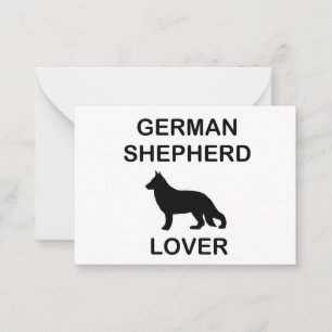 german shepherd lover card