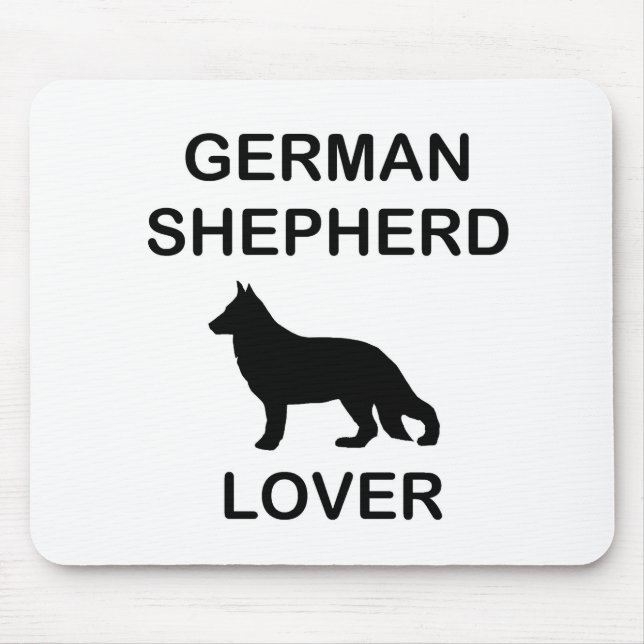 german shepherd lover mouse mat (Front)