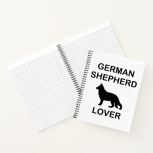 german shepherd lover notebook