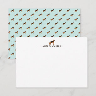 German Shepherd Lover Personalised Thank You Card