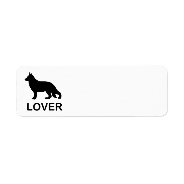 German Shepherd Lover with Silhouette (Front)