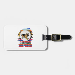 German Shepherd Luggage Tag
