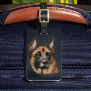 GERMAN SHEPHERD   LUGGAGE TAG