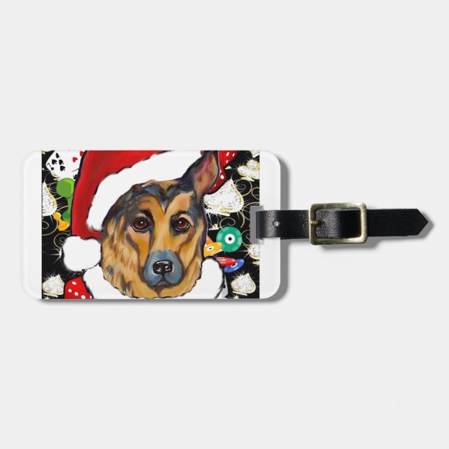 GERMAN SHEPHERD LUGGAGE TAG (Front Horizontal)