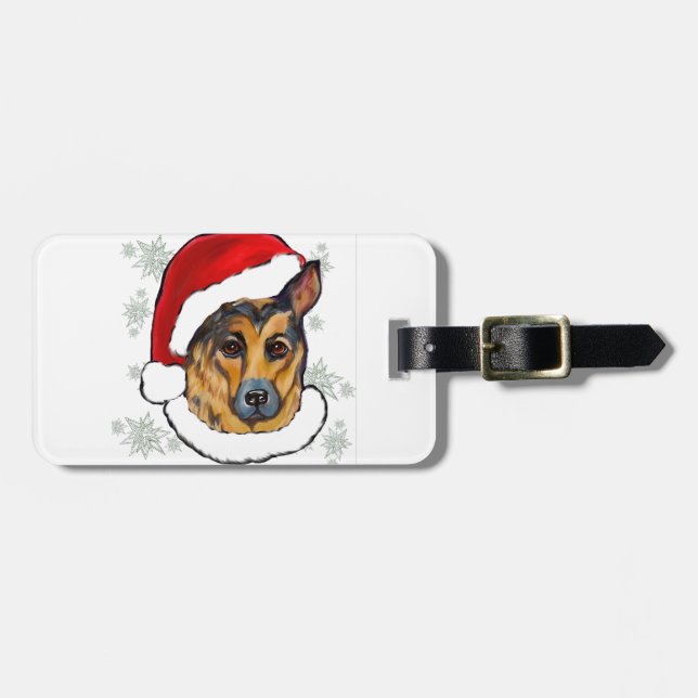 GERMAN SHEPHERD LUGGAGE TAG (Front Horizontal)