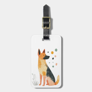 German Shepherd Luggage Tags