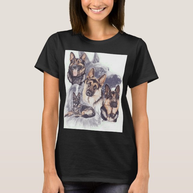 German Shepherd Medley T-Shirt (Front)