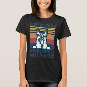 German Shepherd Men Women Dog Dad Mum German Sheph T-Shirt