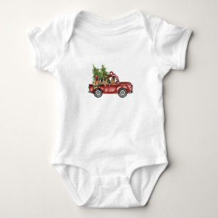 German Shepherd Merry Christmas Ideas Dog Cosplay Baby Bodysuit