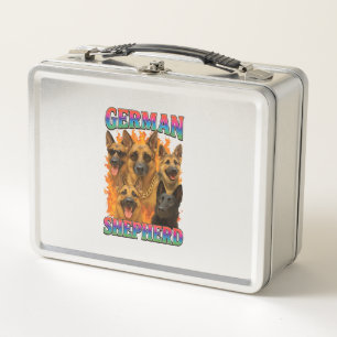 German Shepherd Metal Lunch Box