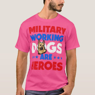 German Shepherd Military Working Dog Heroes T-Shirt