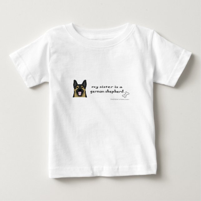 german shepherd - more breeds baby T-Shirt (Front)