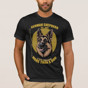 German Shepherd More Than A Dog Vintage Dog Lover T-Shirt