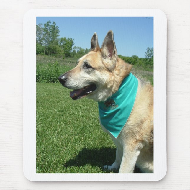 German Shepherd Mouse Mat (Front)