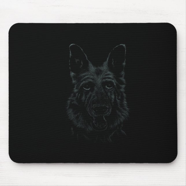 German Shepherd Mouse Mat (Front)