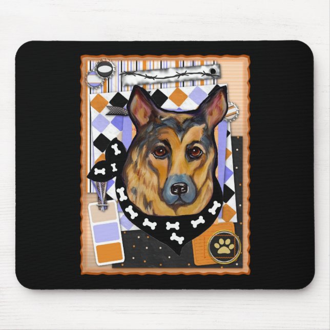 GERMAN SHEPHERD MOUSE MAT (Front)