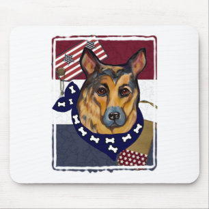 GERMAN SHEPHERD MOUSE MAT