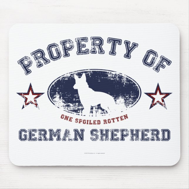 German Shepherd Mouse Mat (Front)