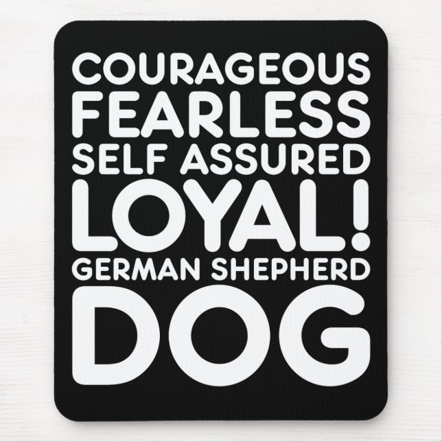 German Shepherd Mousemat (Front)