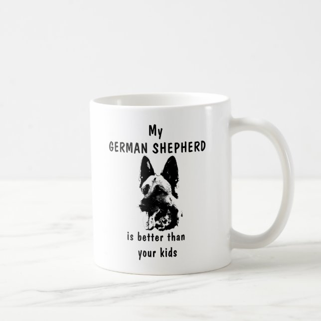 German Shepherd mug (Right)