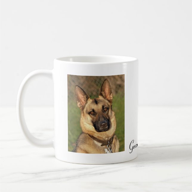 German Shepherd Mug (Left)