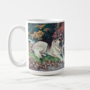 German shepherd mug