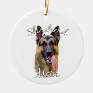 German Shepherd Mum 2 Ceramic Tree Decoration