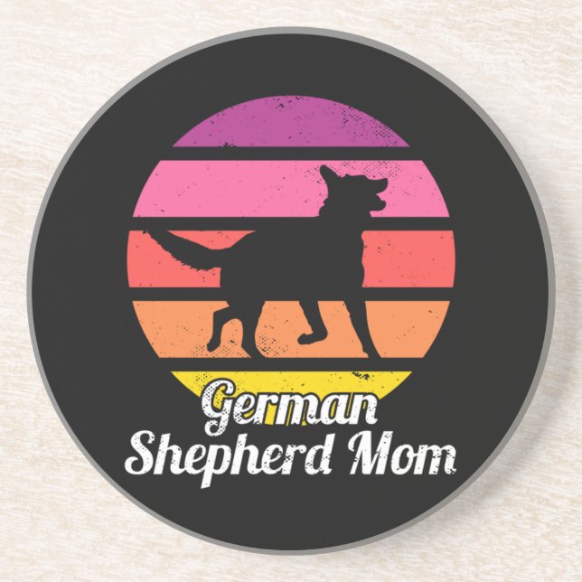 German Shepherd Mum Coaster (Front)