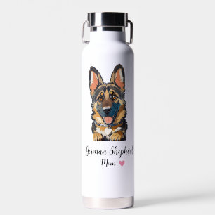 German Shepherd Mum Copper Vacuum  Water Bottle