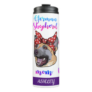 German Shepherd Mum Cute Mother's Day Dog Lover Thermal Tumbler