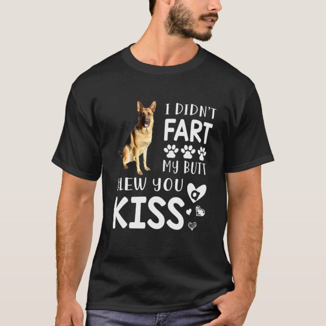German Shepherd Mum Dad Dog T-Shirt (Front)