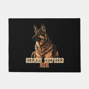 German Shepherd mum, dog owner mum, GSD mum Doormat