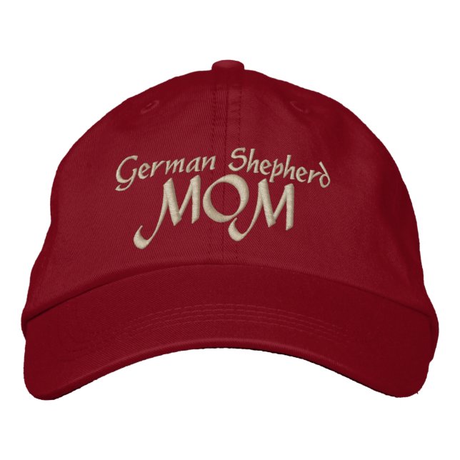 German Shepherd Mum Gifts Embroidered Hat (Front)