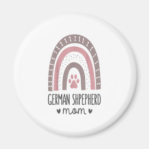 German Shepherd Mum Rainbow Paw Dog Mum Magnet