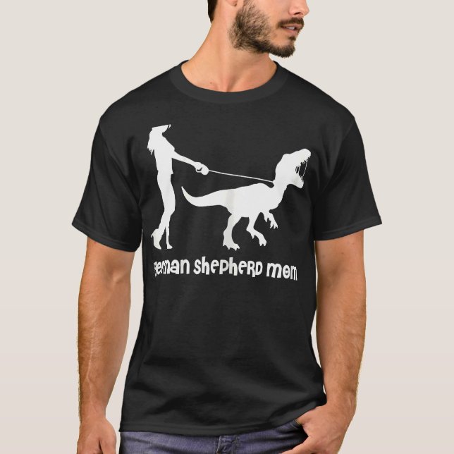 German Shepherd Mum Raptor Edition T-Shirt (Front)