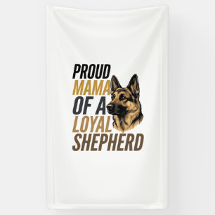 German Shepherd Mum Shirt Vintage Dog Mama Graphic Banner