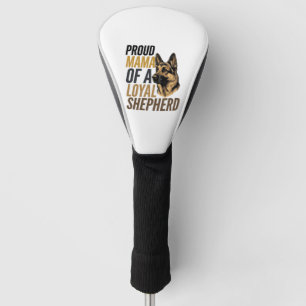 German Shepherd Mum Shirt Vintage Dog Mama Graphic Golf Head Cover