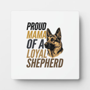 German Shepherd Mum Shirt Vintage Dog Mama Graphic Plaque