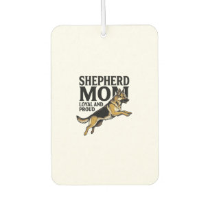 German Shepherd Mum Shirt Vintage Engraving Dog Lo Car Air Freshener