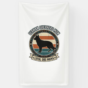 German Shepherd Mum Vintage Dog Lover Tee_1 Banner