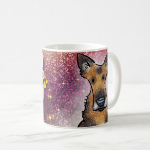 German Shepherd Mummy & Coffee Addict Mug