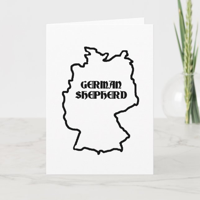 german shepherd name in origin card (Front)