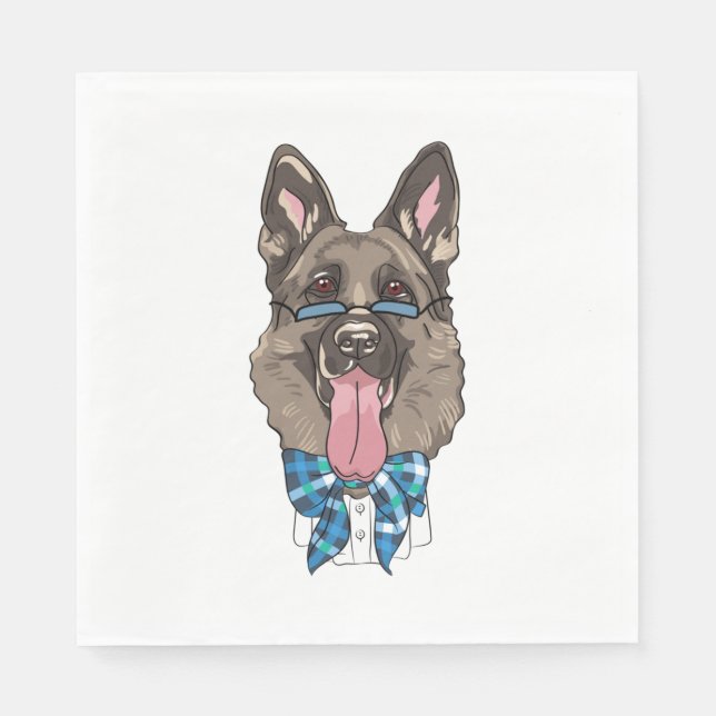 German Shepherd   Napkin (Front)